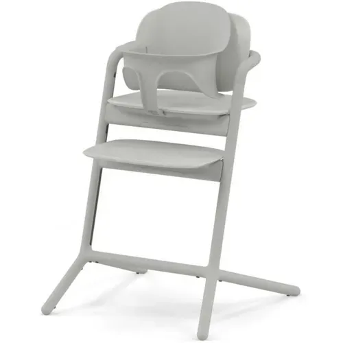 Chaise Haute évolutive Grise Avec Set Bébé Et Plateau