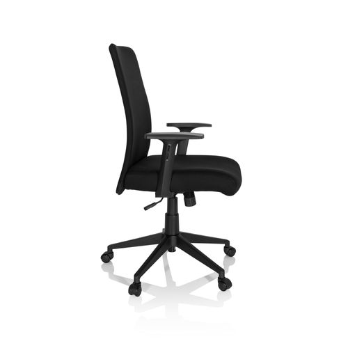 Chaise De Bureau Cosio I Tissu Noir Accoudoirs Compris