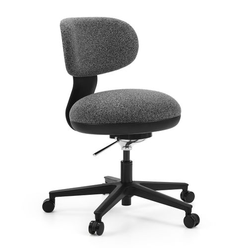 Chaise De Bureau Sitmotion B Tissu Gris Sans Accoudoirs