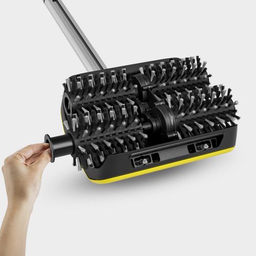 Nettoyeur De Terrasses PCl 6 - 4 Rouleaux, 40 Cm, Filaire, Brosses Bois