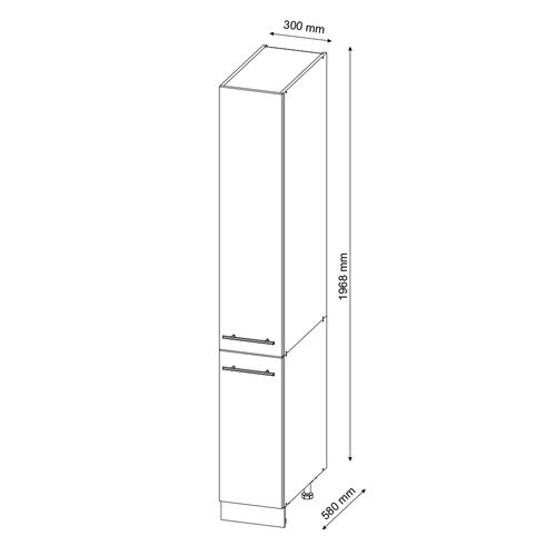 Cuisine équipée Fame-Line Vicco – Bordeaux Ultra Brillant – Bloc Cuisine NEUF