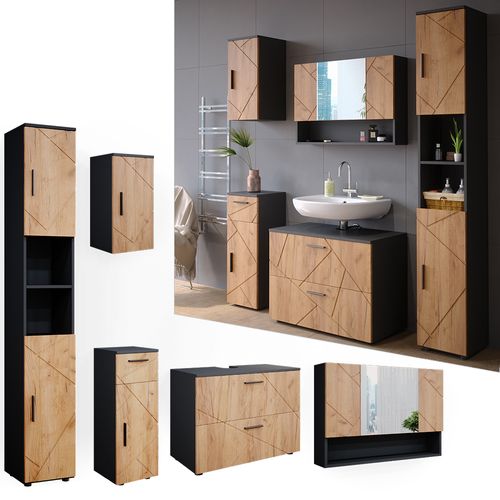 Vicco Ensemble de meubles de salle de bains Irma, 2 pièces