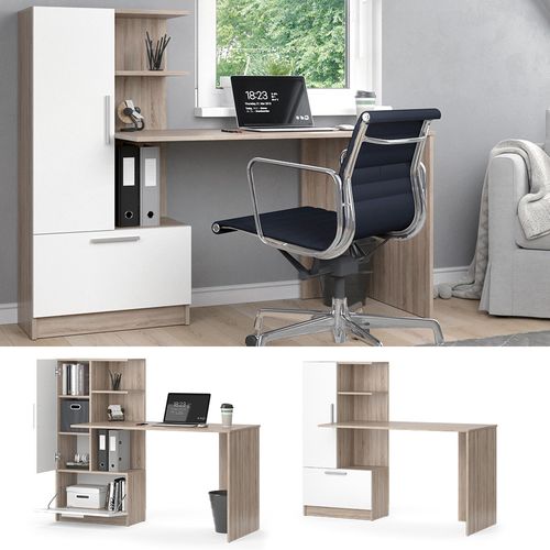 Bureau Tomy 39697 Sonoma/blanc 150x59.3cm