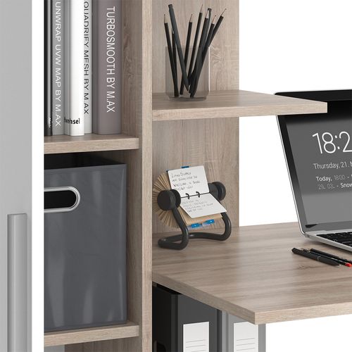 Bureau Tomy 39697 Sonoma/blanc 150x59.3cm