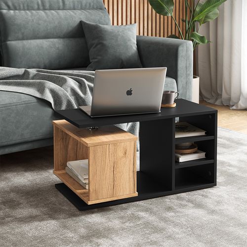 Table Basse Rafi 40213 Noir 88x35cm