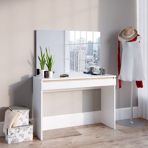 Coiffeuse Emma 29162 Blanc 120cm Sans Miroir