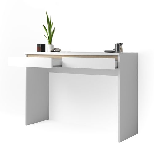 Coiffeuse Emma 29162 Blanc 120cm Sans Miroir