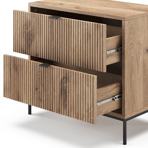 Table De Chevet Eliza 49868 Chêne Viking Lot De 2