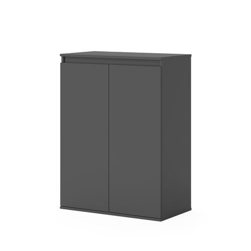 Commode Claus 54744 Anthracite 74x99.6cm Avec 2 Portes