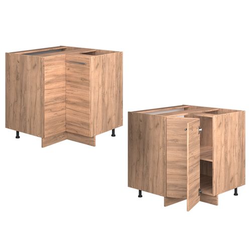 Meuble Dangle Fame-line 56714 Chêne De Force Doré 80.5cm Sans Pt