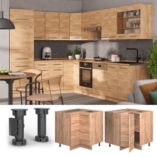 Meuble Dangle Fame-line 56714 Chêne De Force Doré 80.5cm Sans Pt