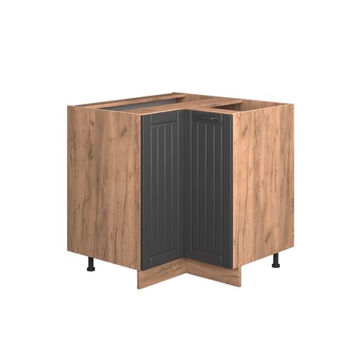 Meuble Dangle Fame-line 57188 Gris Foncé 80.5cm , Pt Marbre