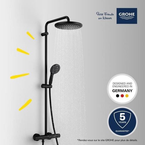 Colonne De Douche Avec Mitigeur Thermostatique Economie D'eau - Vitalio Start System 250 - 266772431