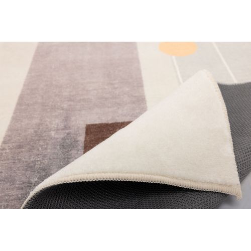 Tapis De Bain Moelleux Aux Couleurs Vives Ariella 60x100 Cm - Gris