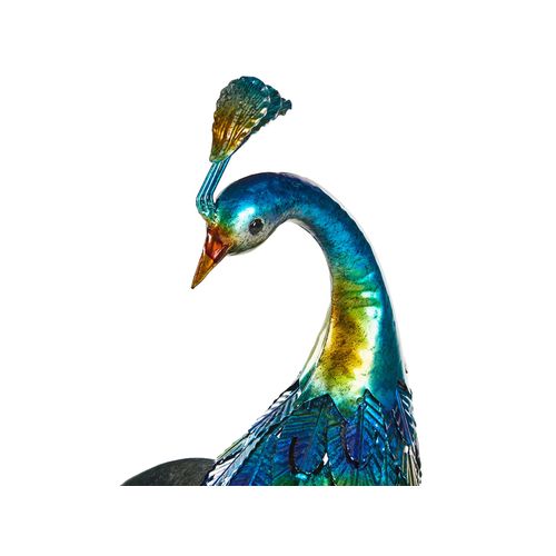 Statue De Jardin Peacock Bleu