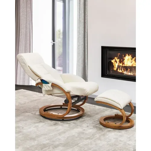 Fauteuil Massant Force simili Blanc