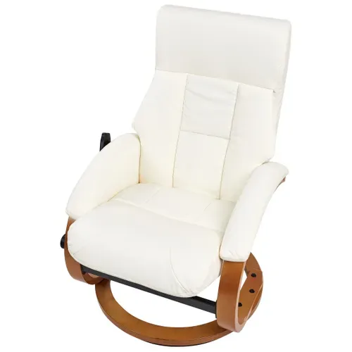 Fauteuil Massant Force simili Blanc