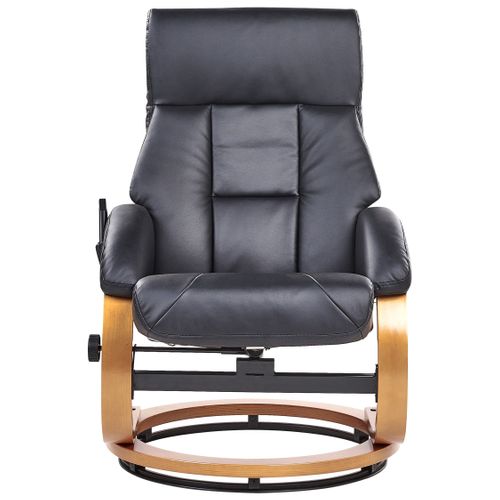 Fauteuil Massant Force simili Noir