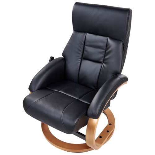 Fauteuil Massant Force simili Noir