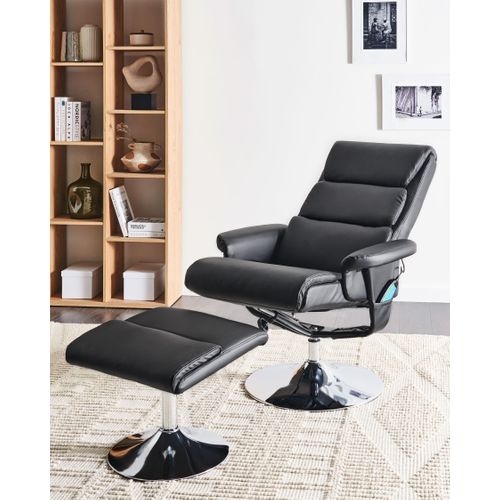 Fauteuil Massant Legend simili Noir