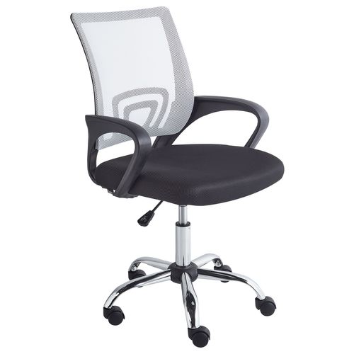 Chaise De Bureau Solid Noir/blanc