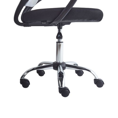 Chaise De Bureau Solid Noir/blanc