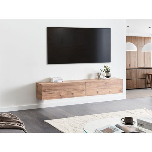 Meuble TV Mural 180 cm Gladstone Marron