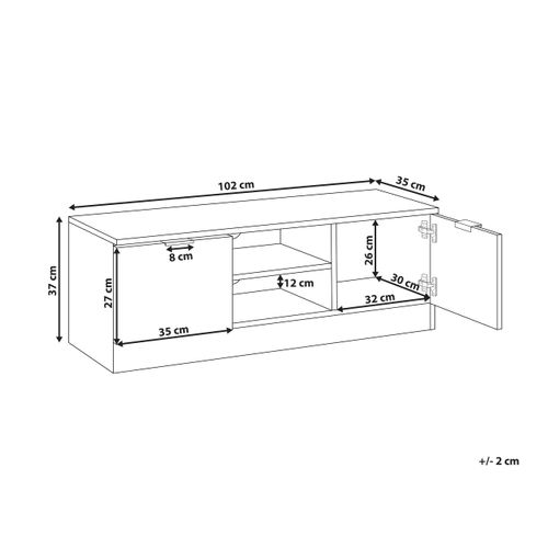 Meuble TV Winnipeg Blanc