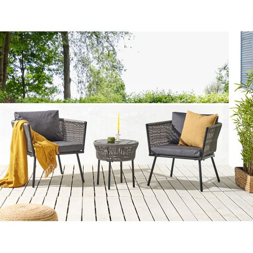 Ensemble De Housses De Coussins D'extérieur Gargano Gris