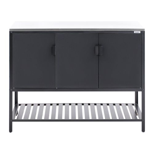 Meuble De Cuisine D'extérieur Maenza Noir Métal