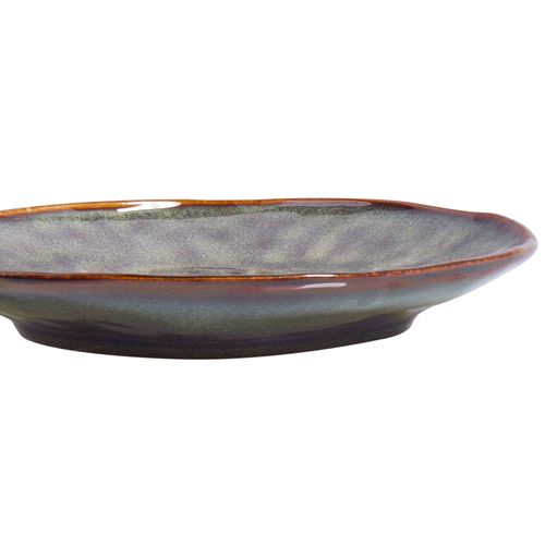 Lot De 8 Assiettes à Dessert Thyme Grès Vert Foncé