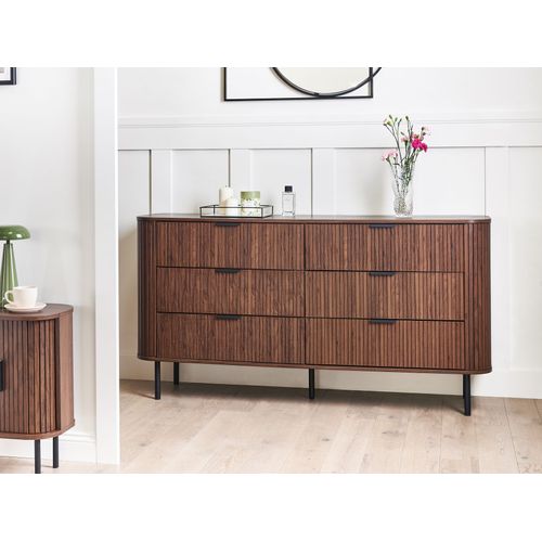 Commode à 6 Tiroirs Bradley Marron Foncé