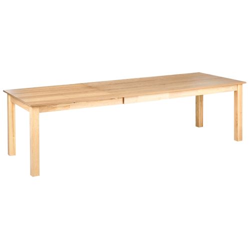 Table De Salle à Manger Extensible Madura Frêne Clair 180/280 Cm 100 Cm