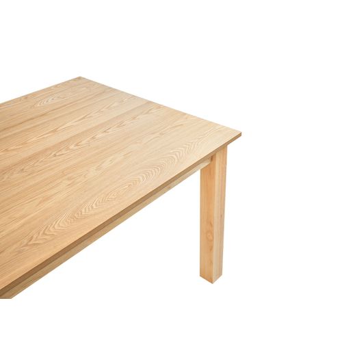 Table De Salle à Manger Extensible Madura Frêne Clair 180/280 Cm 100 Cm