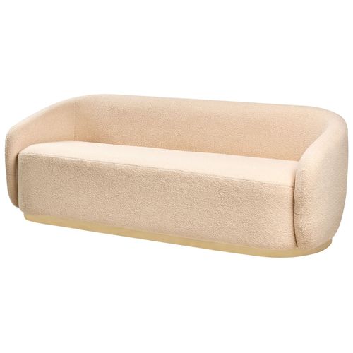 Canapé 2 Places Sipo Bouclé Beige