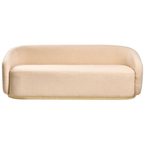 Canapé 2 Places Sipo Bouclé Beige