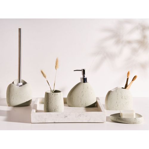Set De 5 Accessoires De Salle De Bain Coata Beige Clair