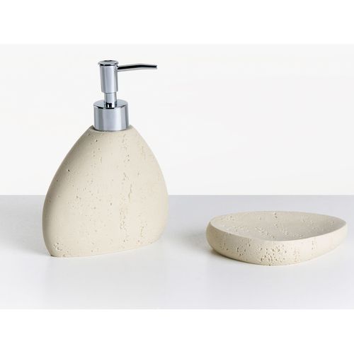 Set De 5 Accessoires De Salle De Bain Coata Beige Clair