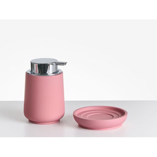 Set De 4 Accessoires De Salle De Bain Suches Rose