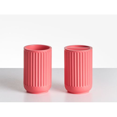 Set De 5 Accessoires De Salle De Bain Huarmey Rouge