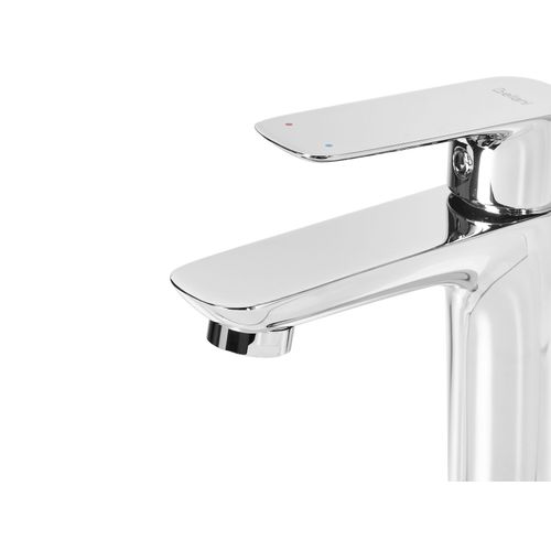 Robinet Mitigeur De Lavabo Chimbote Laiton Argenté