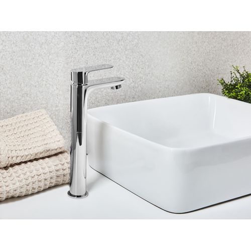 Robinet Mitigeur De Lavabo Chimbote Laiton Argenté