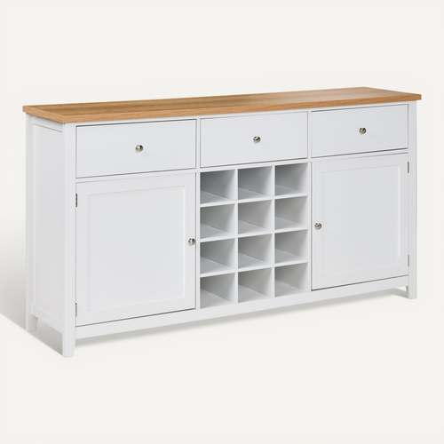 Buffet de cuisine Lucaston Blanc