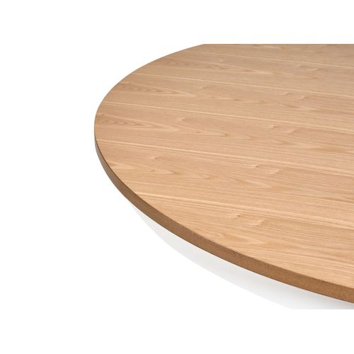 Table De Repas Akron Frêne Clair 100 Cm 100 Cm Bois
