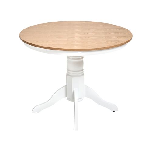 Table De Repas Akron Frêne Clair 100 Cm 100 Cm Bois