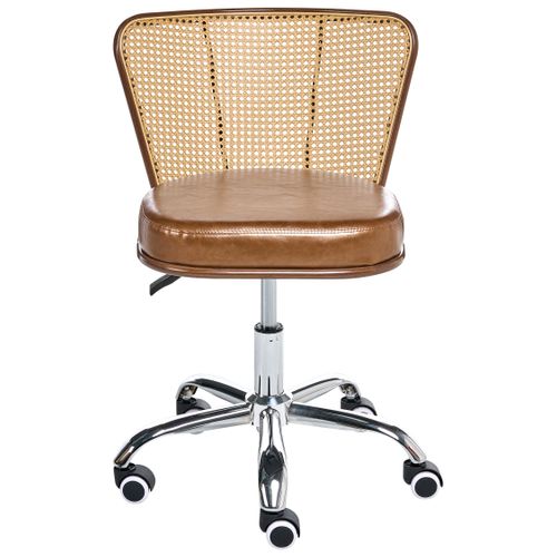 Chaise De Bureau Roswell simili Marron