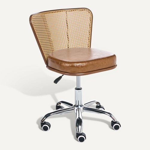 Chaise De Bureau Roswell simili Marron