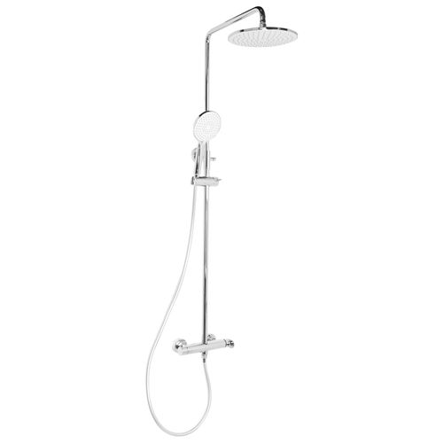 Ensemble De Douche Avec Mitigeur Et Douche De Pluie Catamarca Argenté
