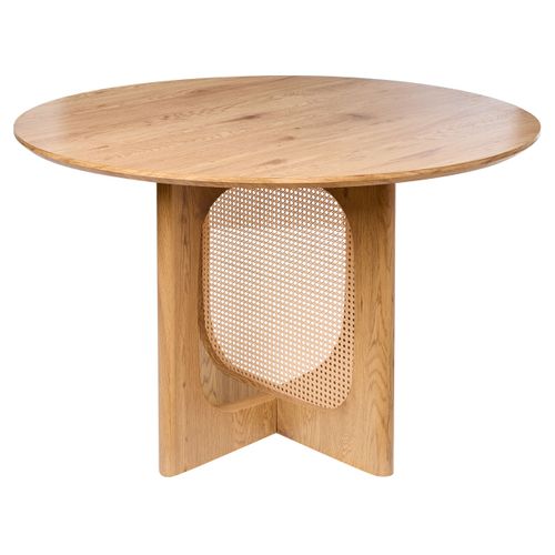 Table De Repas Karlo Marron Clair 120 Cm 120 Cm
