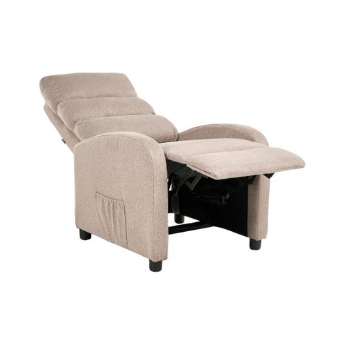Fauteuil Inclinable Otus Tissu Taupe